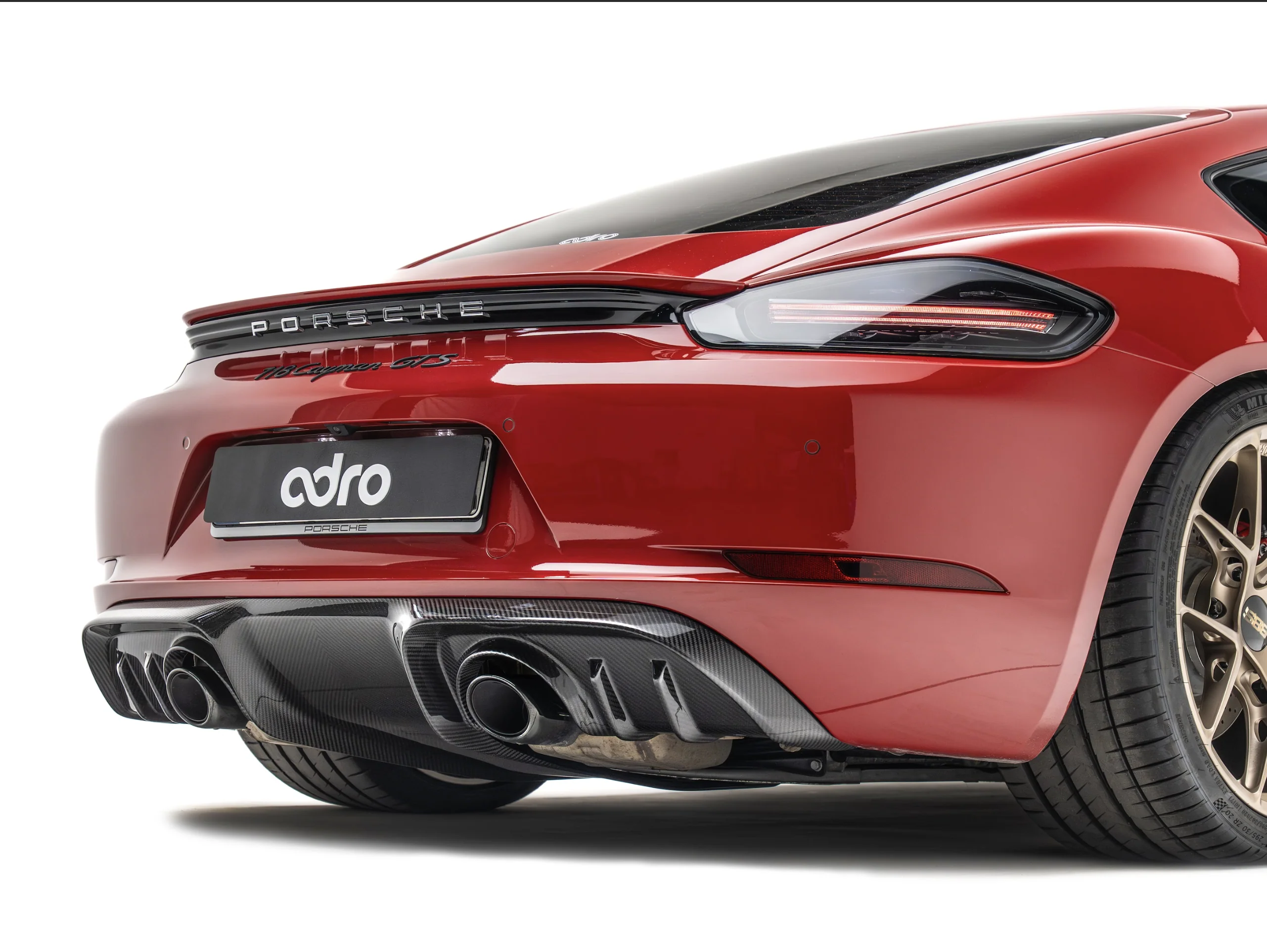 PORSCHE 718 PREPREG REAR DIFFUSER - Image 2
