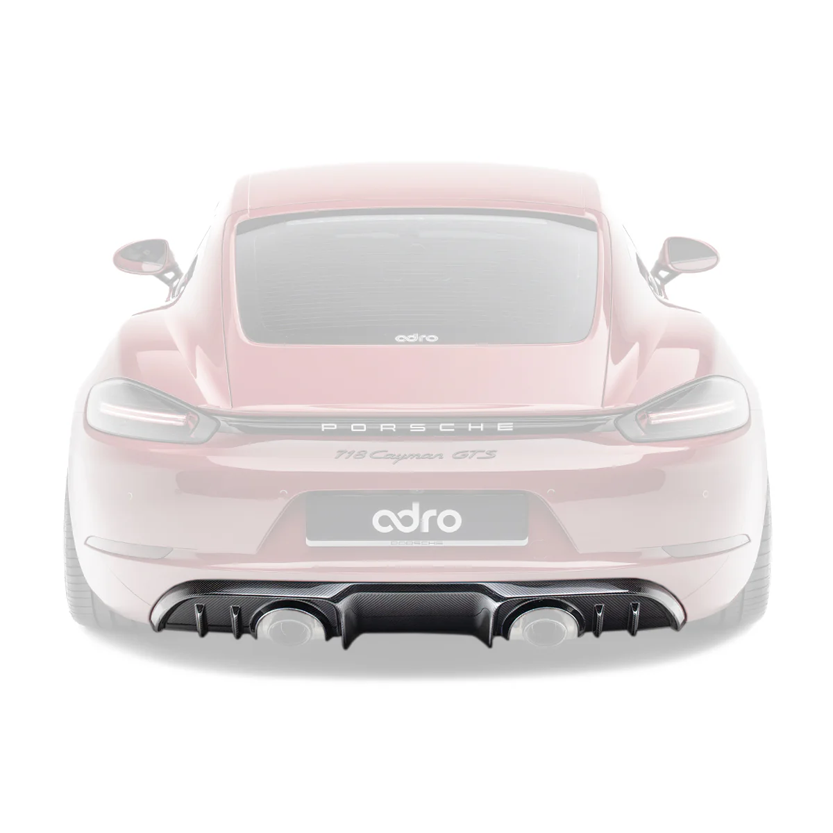 PORSCHE 718 PREPREG REAR DIFFUSER - Image 3