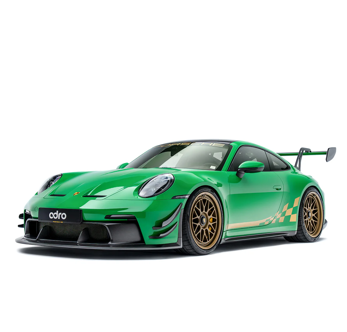 PORSCHE 992.1 GT3 PREPREG FRONT BUMPER CANARDS - Image 4