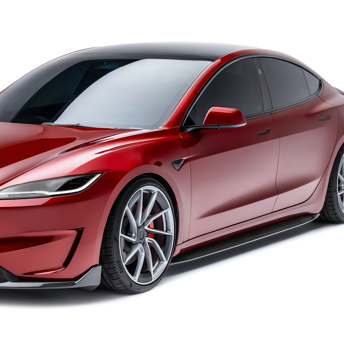 TESLA MODEL 3 HIGHLAND & PERFORMANCE CARBON FIBER SIDE SKIRTS - Image 2