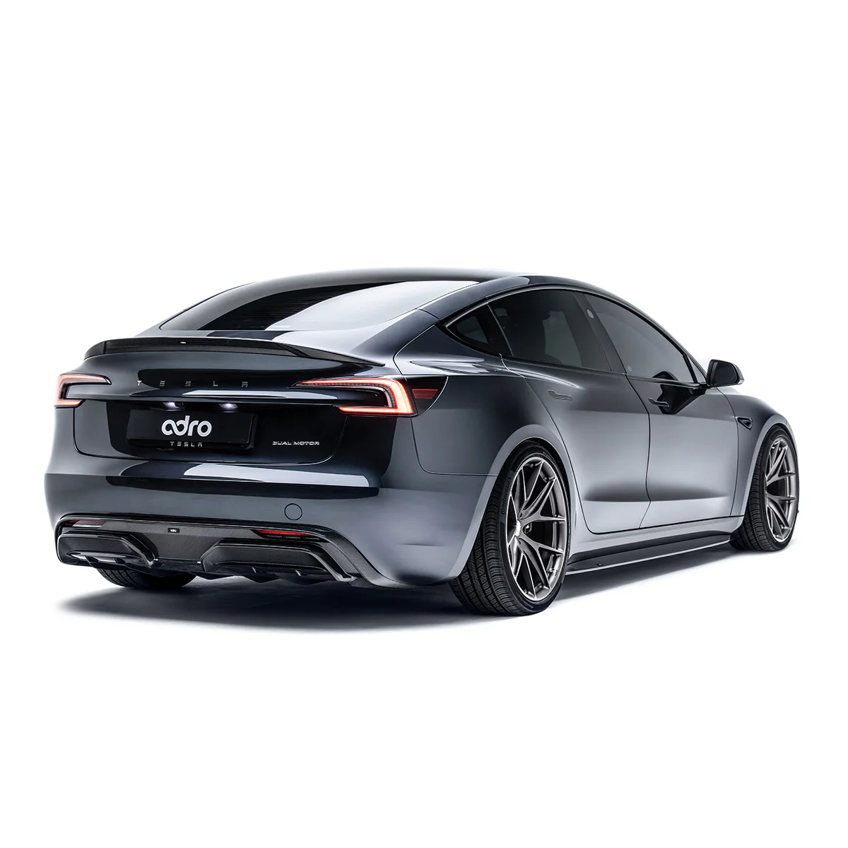TESLA MODEL 3 HIGHLAND CARBON FIBER REAR DIFFUSER - Image 2