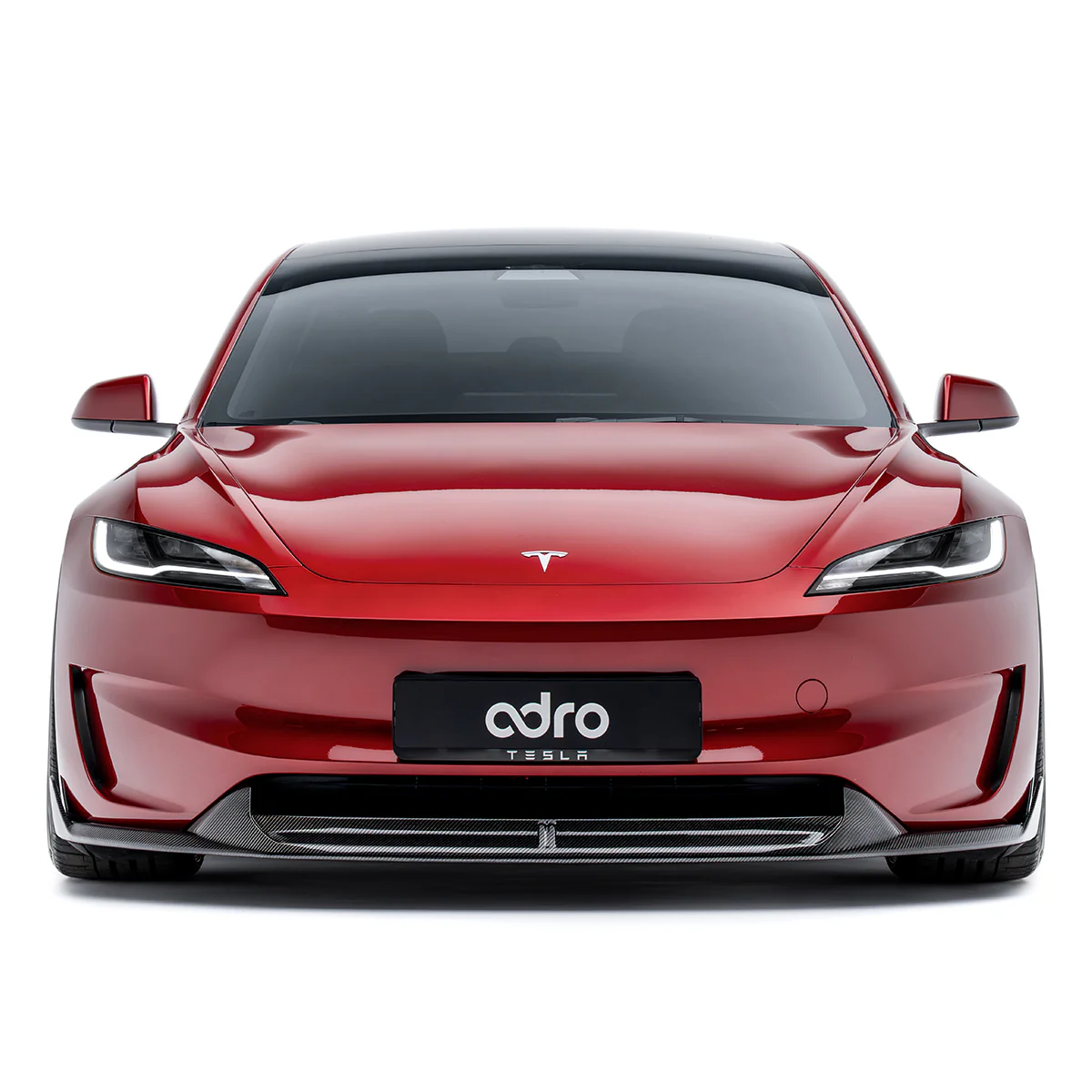TESLA MODEL 3 HIGHLAND PERFORMANCE CARBON FIBER FRONT LIP - Image 2