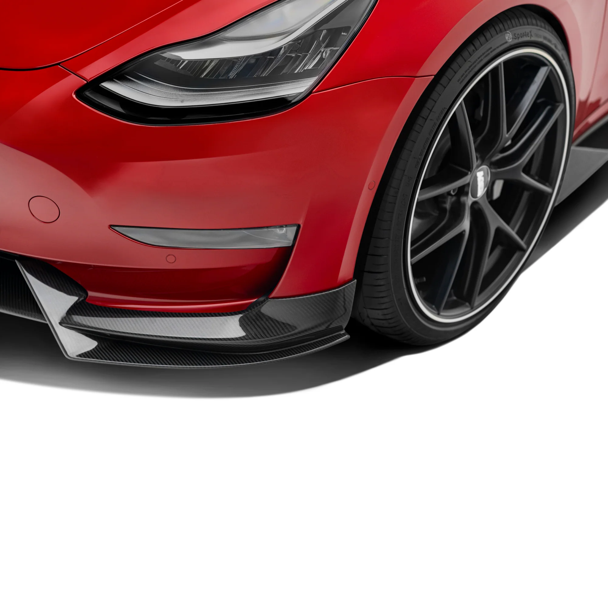 TESLA MODEL 3 PREPREG FRONT LIP V1 - Image 4