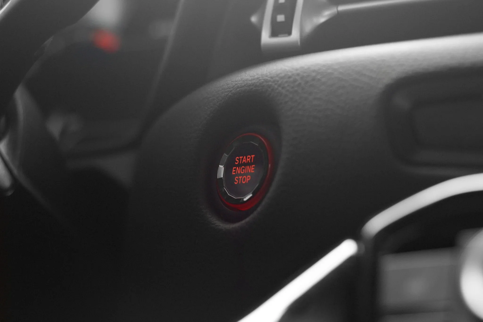 TOYOTA GR SUPRA 2020+ (A90) BLACKLINE PERFORMANCE ENGINE START BUTTON - Image 2