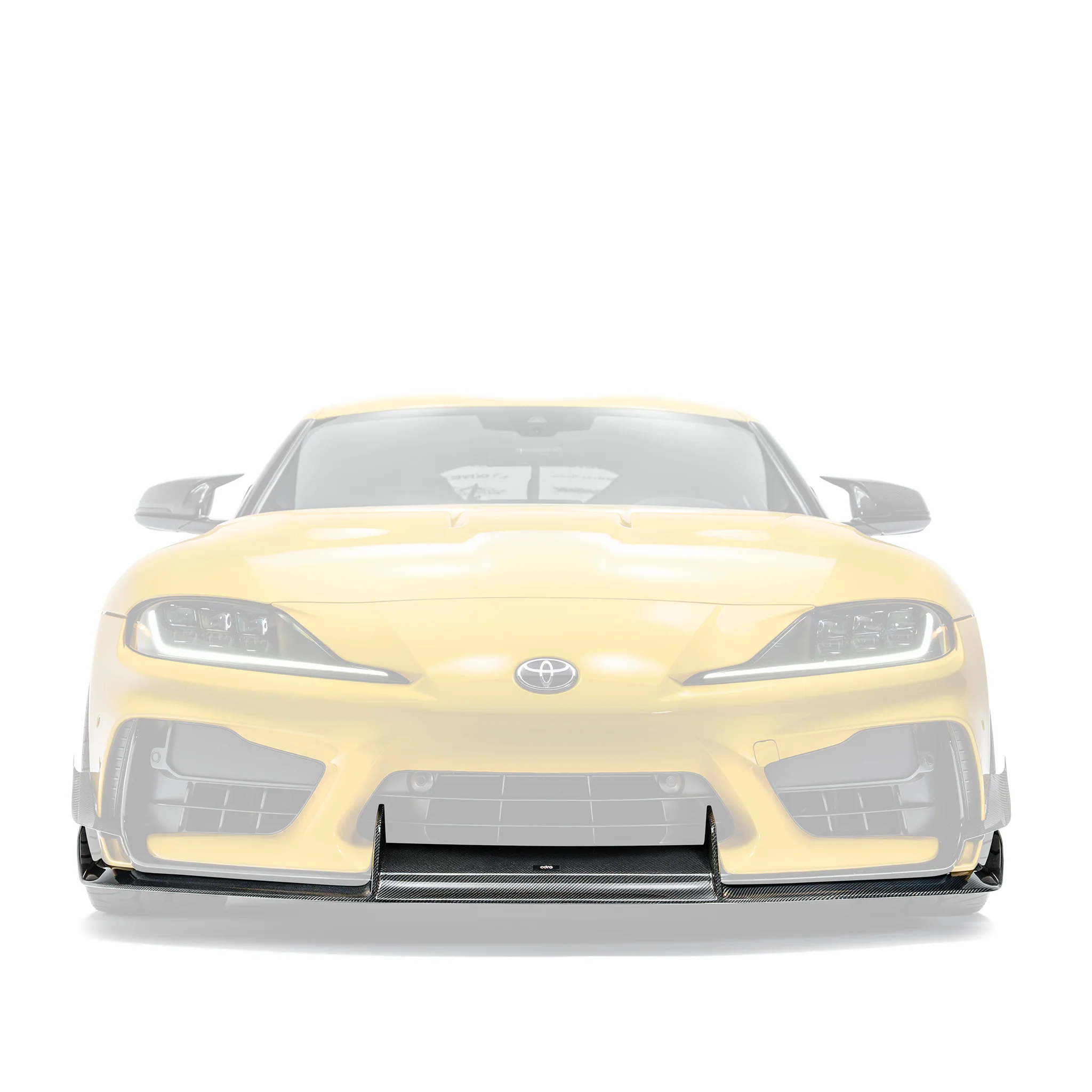 TOYOTA GR SUPRA CARBON FIBER FRONT LIP V2 (ADRO BUMPER)